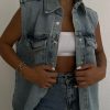 Toj sundayz | Khloe Denim Vest