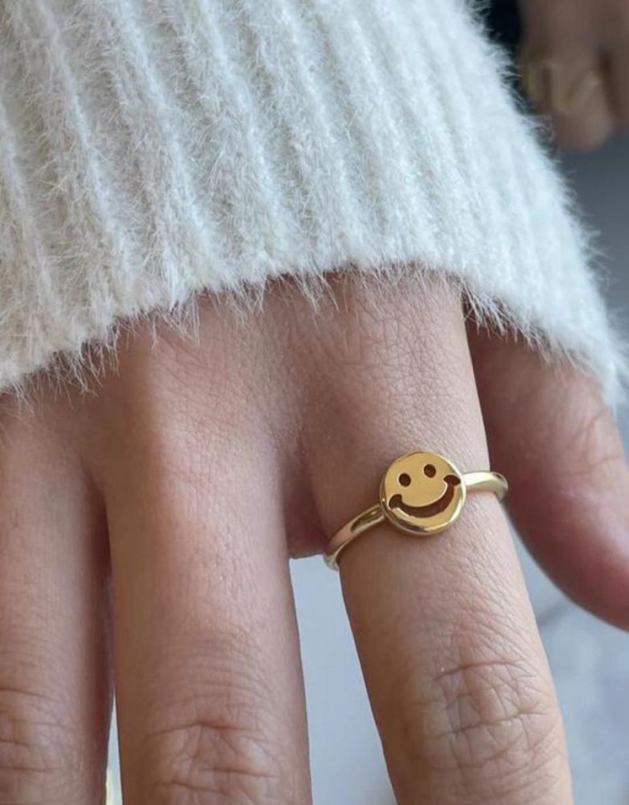 Smykker sundayz | Smiley Ring